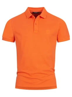 Indicode Herren Poloshirt - INJorah in orange