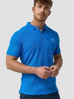 Indicode Herren Poloshirt - Wadim in mint blau