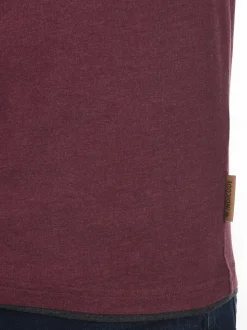 Indicode Herren Rundhalsshirt - IDGifford in rot