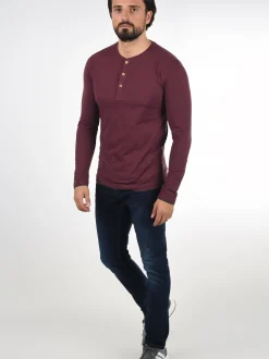 Indicode Herren Rundhalsshirt - IDGifford in rot