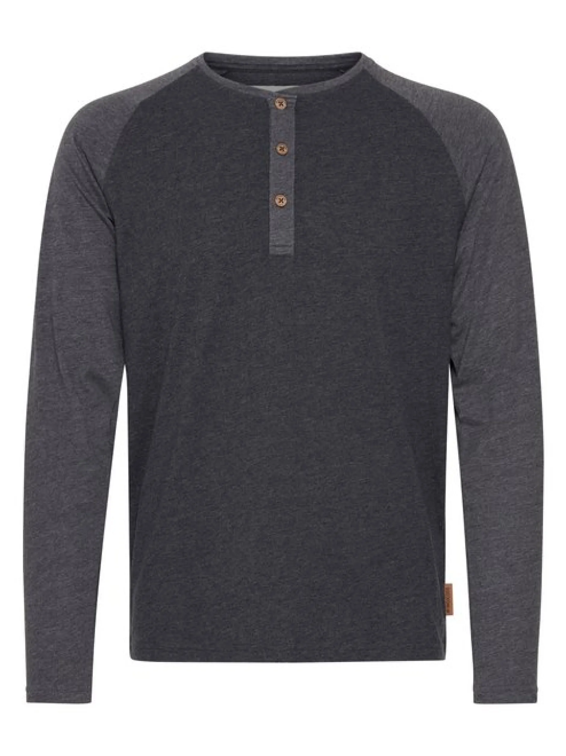 Indicode Herren Rundhalsshirt - IDWinston in anthrazit