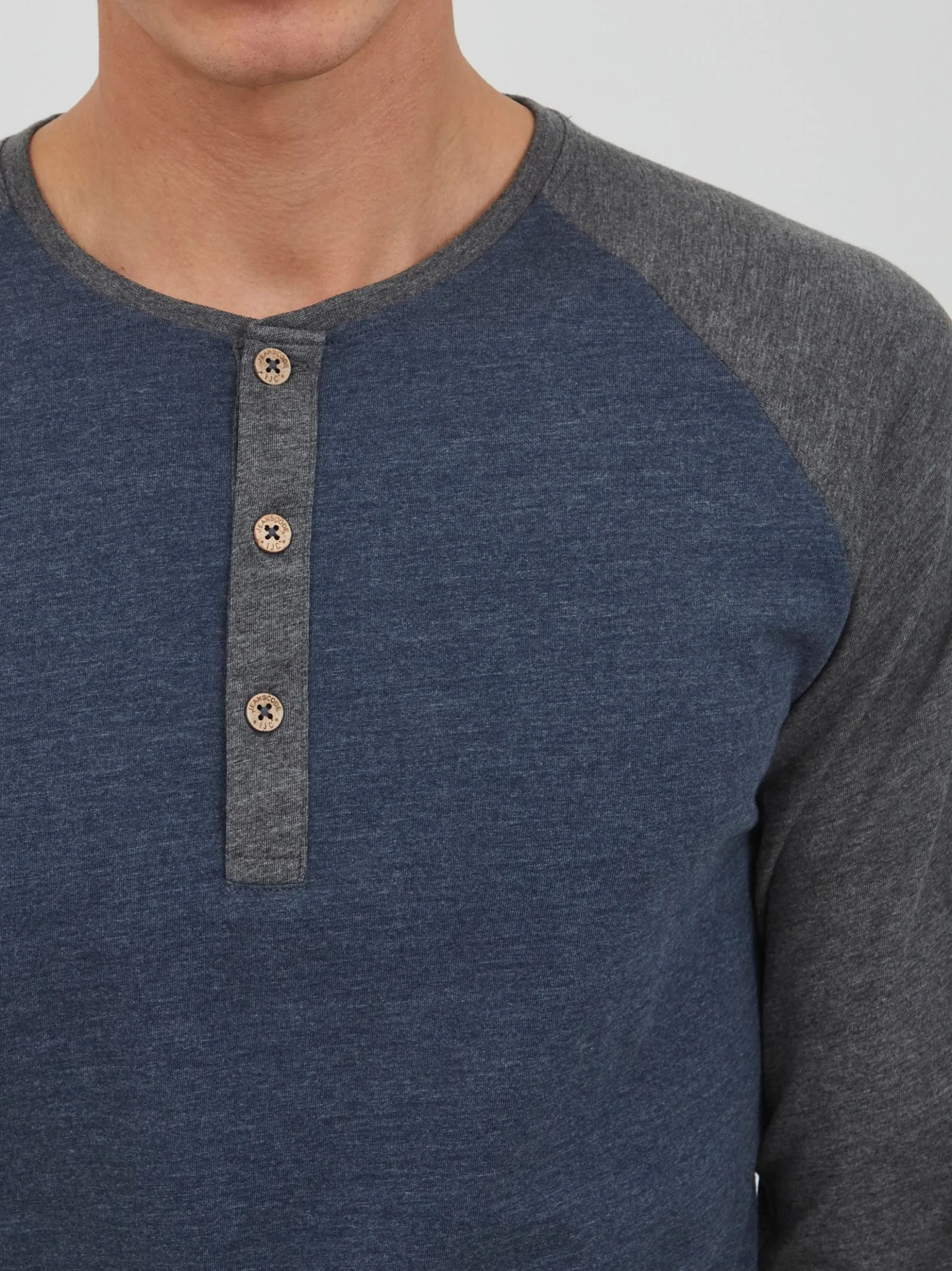Indicode Herren Rundhalsshirt - IDWinston in blau
