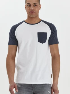 Indicode Herren Rundhalsshirt - IDGresham in weiß