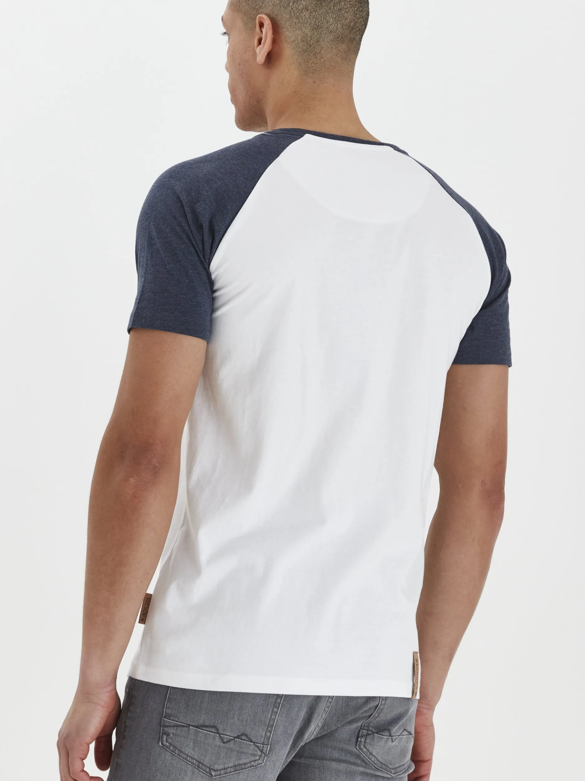 Indicode Herren Rundhalsshirt - IDGresham in weiß