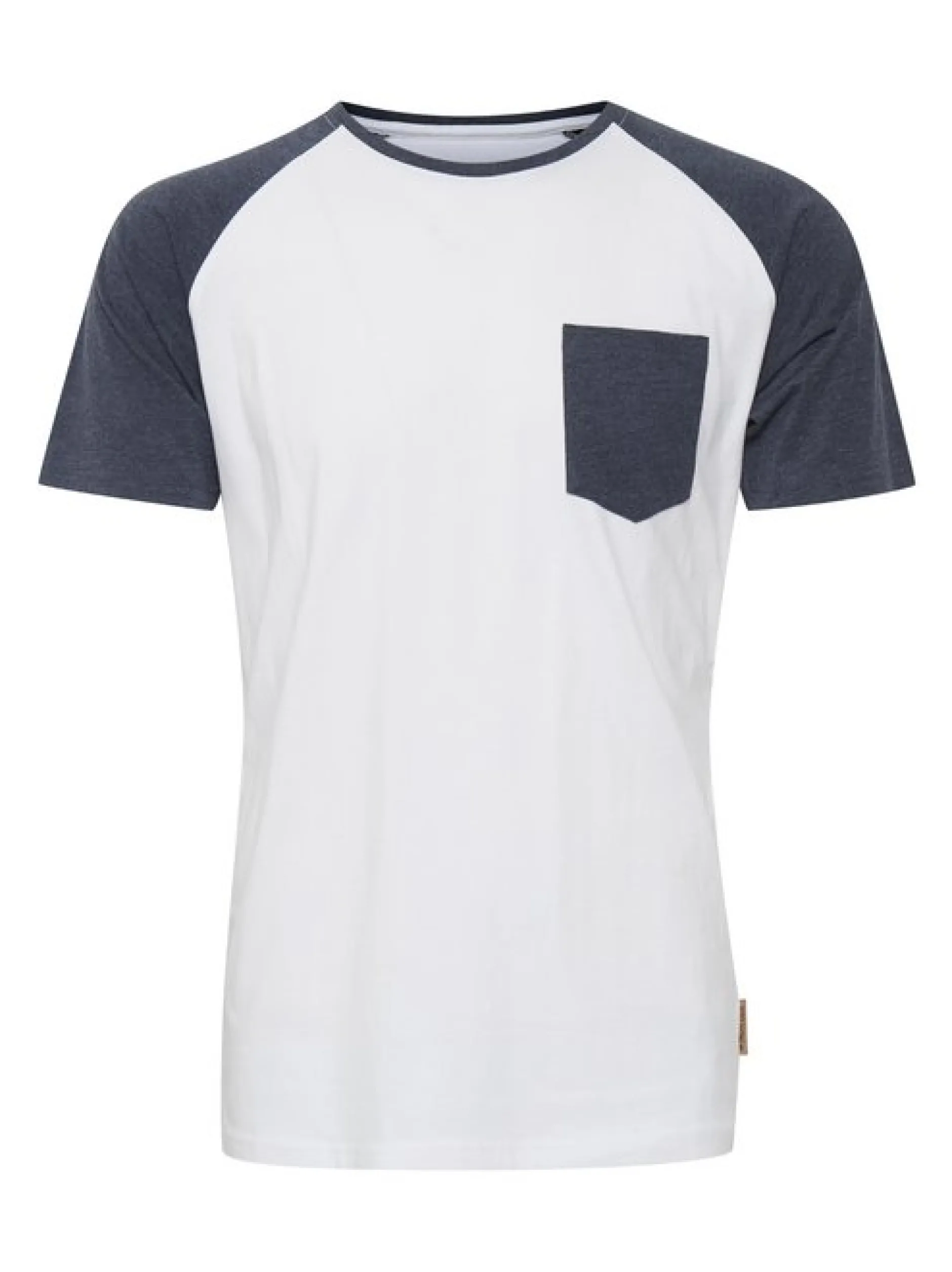 Indicode Herren Rundhalsshirt - IDGresham in weiß