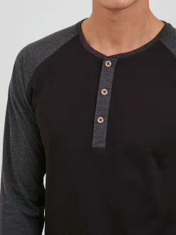 Indicode Herren Rundhalsshirt - IDWinston in schwarz