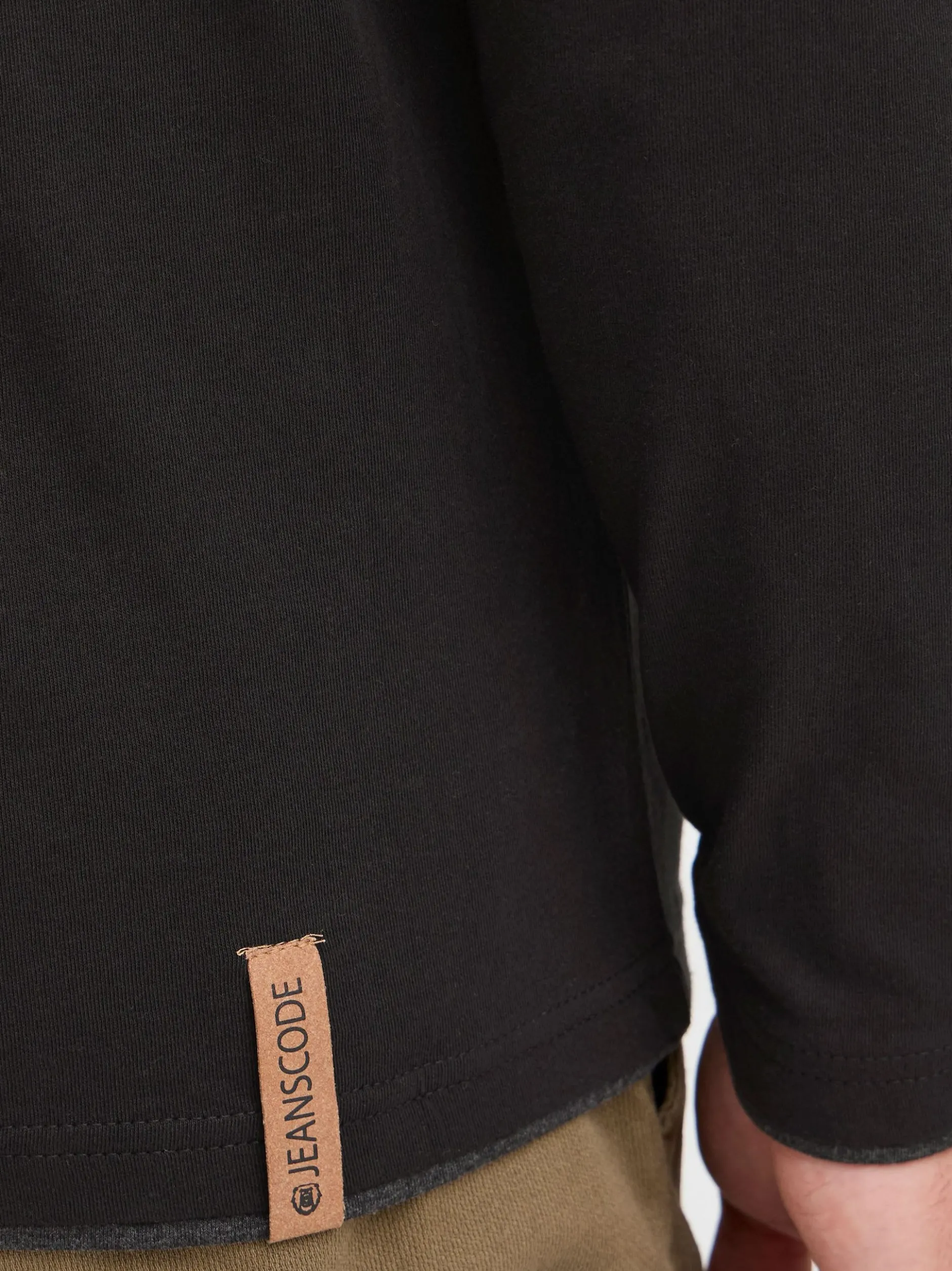 Indicode Herren Rundhalsshirt - IDGifford in schwarz