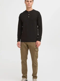 Indicode Herren Rundhalsshirt - IDGifford in schwarz
