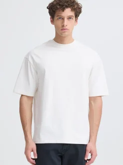 Indicode Herren Rundhalsshirt - IDValmon in weiß