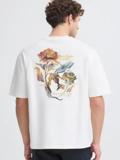 Indicode Herren Rundhalsshirt - IDValmon in weiß