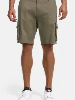 Indicode Herren Shorts Cargo - INSolupe in khaki