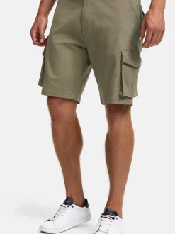 Indicode Herren Shorts Cargo - INSolupe in khaki