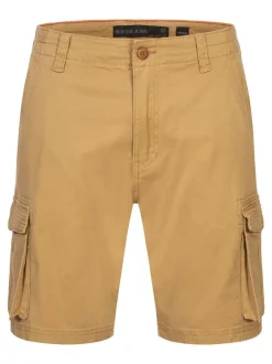 Indicode Herren Shorts Cargo - INSolupe in beige