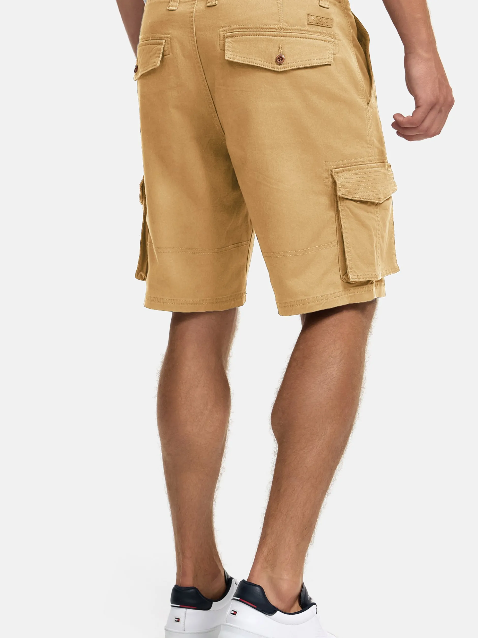 Indicode Herren Shorts Cargo - INSolupe in beige