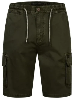 Indicode Herren Shorts Cargo - INKews in khaki