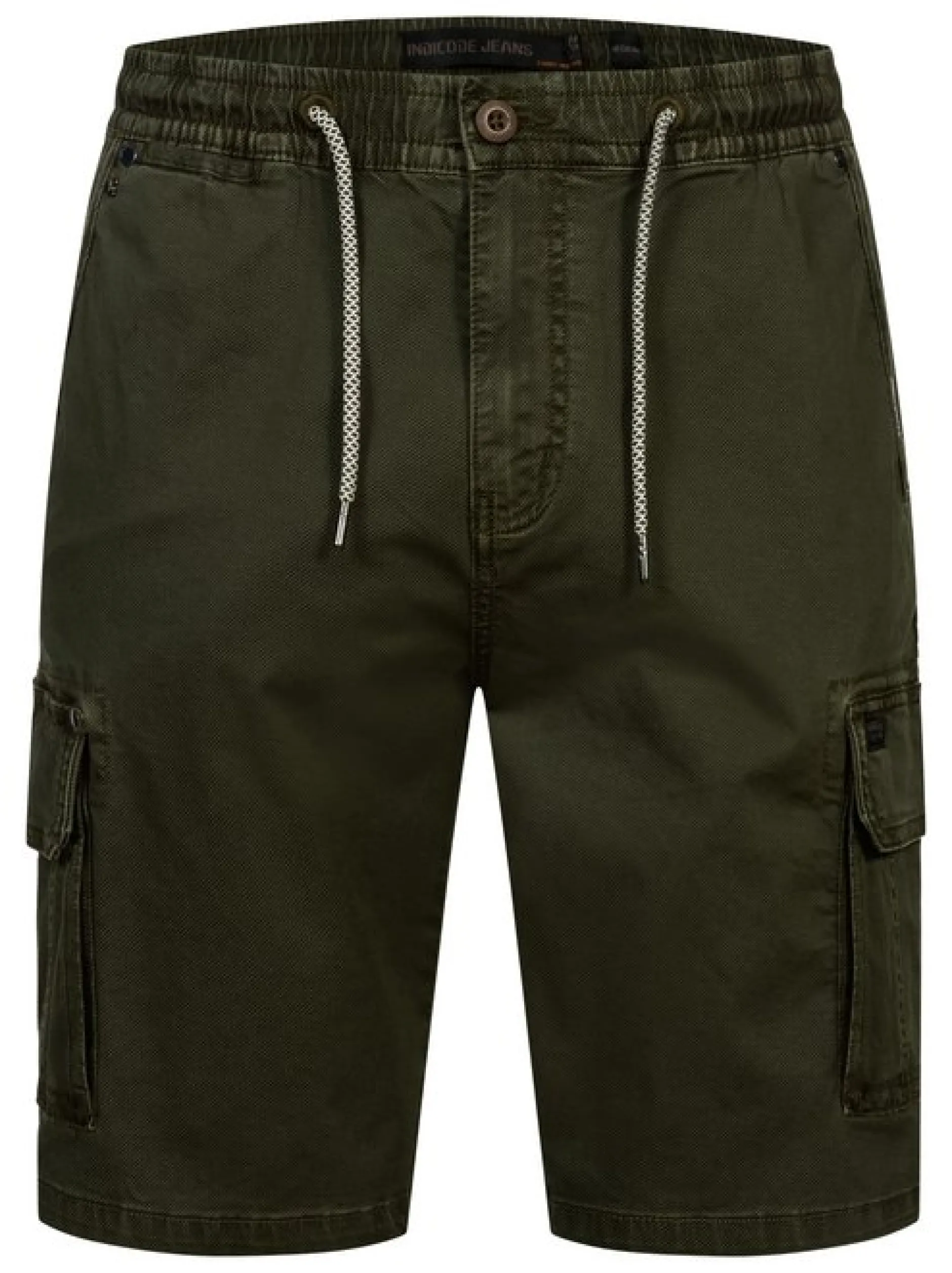 Indicode Herren Shorts Cargo - INKews in khaki