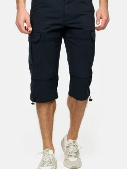 Indicode Herren Shorts Cargo - INStevie in schwarz