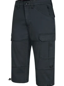 Indicode Herren Shorts Cargo - INStevie in schwarz
