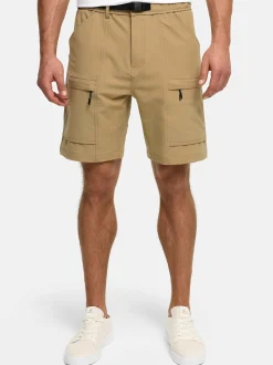Indicode Herren Shorts Cargo - INRommie in beige