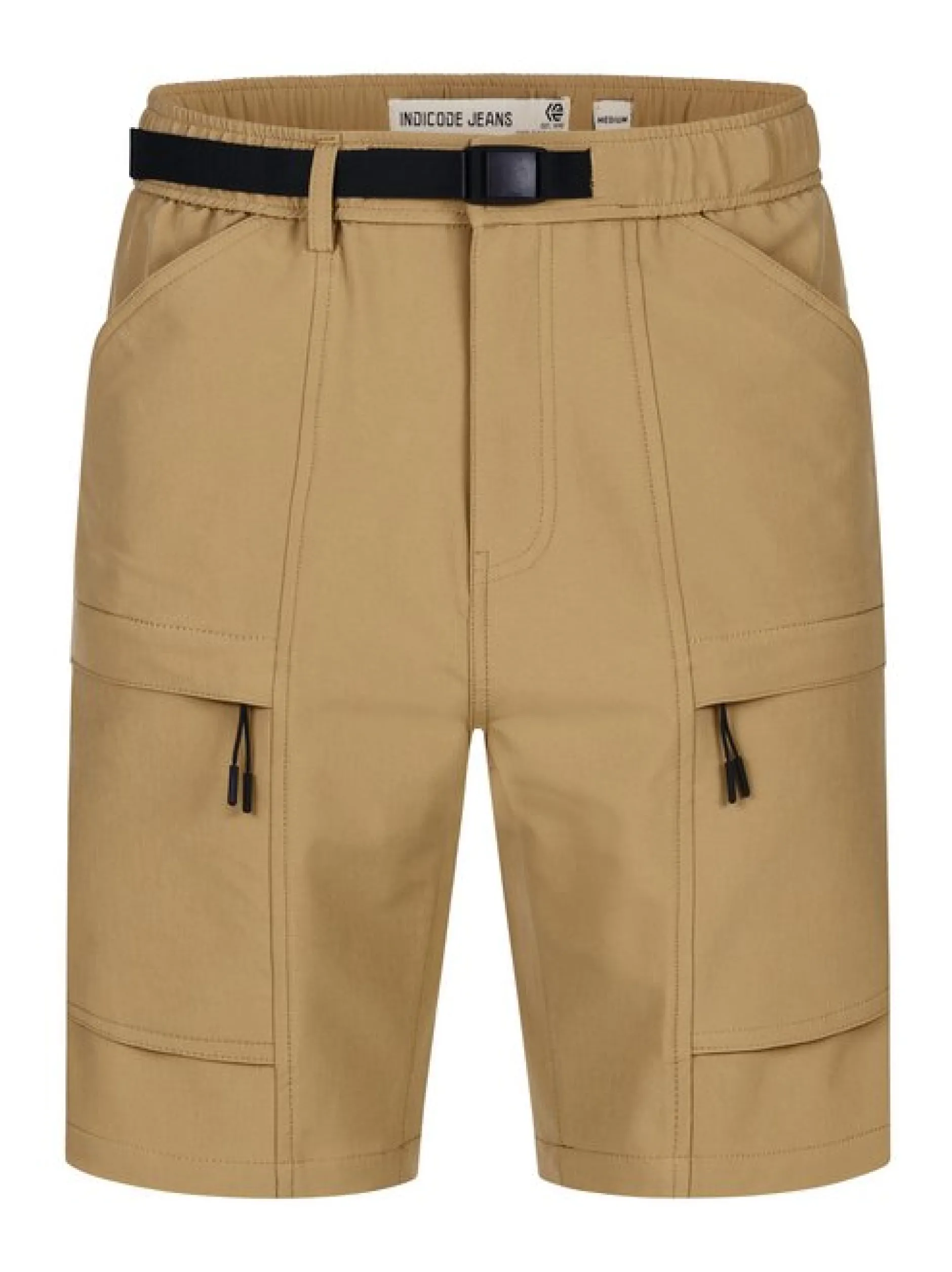 Indicode Herren Shorts Cargo - INRommie in beige