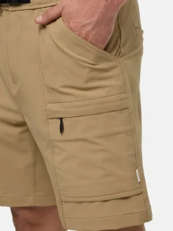 Indicode Herren Shorts Cargo - INRommie in beige