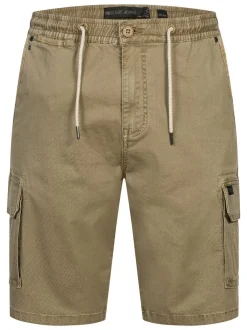 Indicode Herren Shorts Cargo - INKews in beige sand