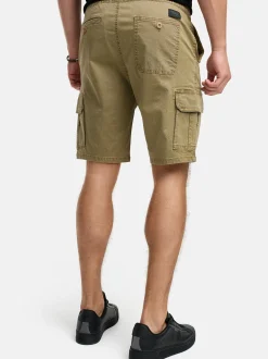 Indicode Herren Shorts Cargo - INKews in beige sand