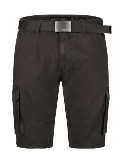 Indicode Herren Shorts Cargo - Blixt in braun