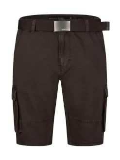 Indicode Herren Shorts Cargo - Blixt in braun