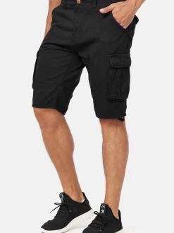 Indicode Herren Shorts Cargo - Monroe Cargo in schwarz