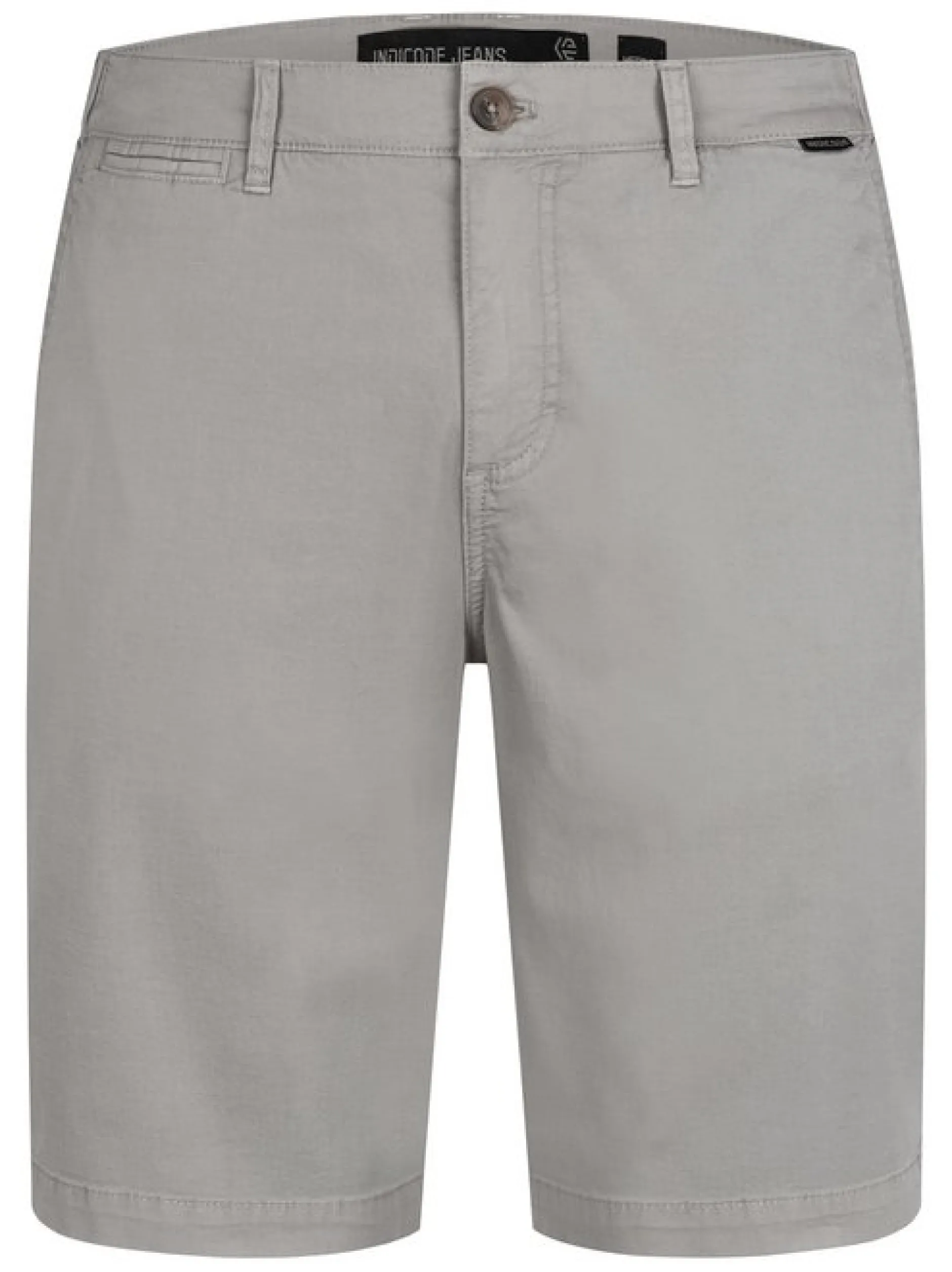 Indicode Herren Shorts Chino - INBjerre in hellgrau grau