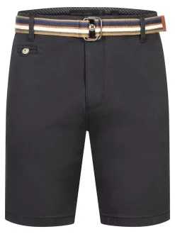 Indicode Herren Shorts Chino - INThews in schwarz