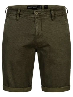 Indicode Herren Shorts Chino - Estrada in khaki