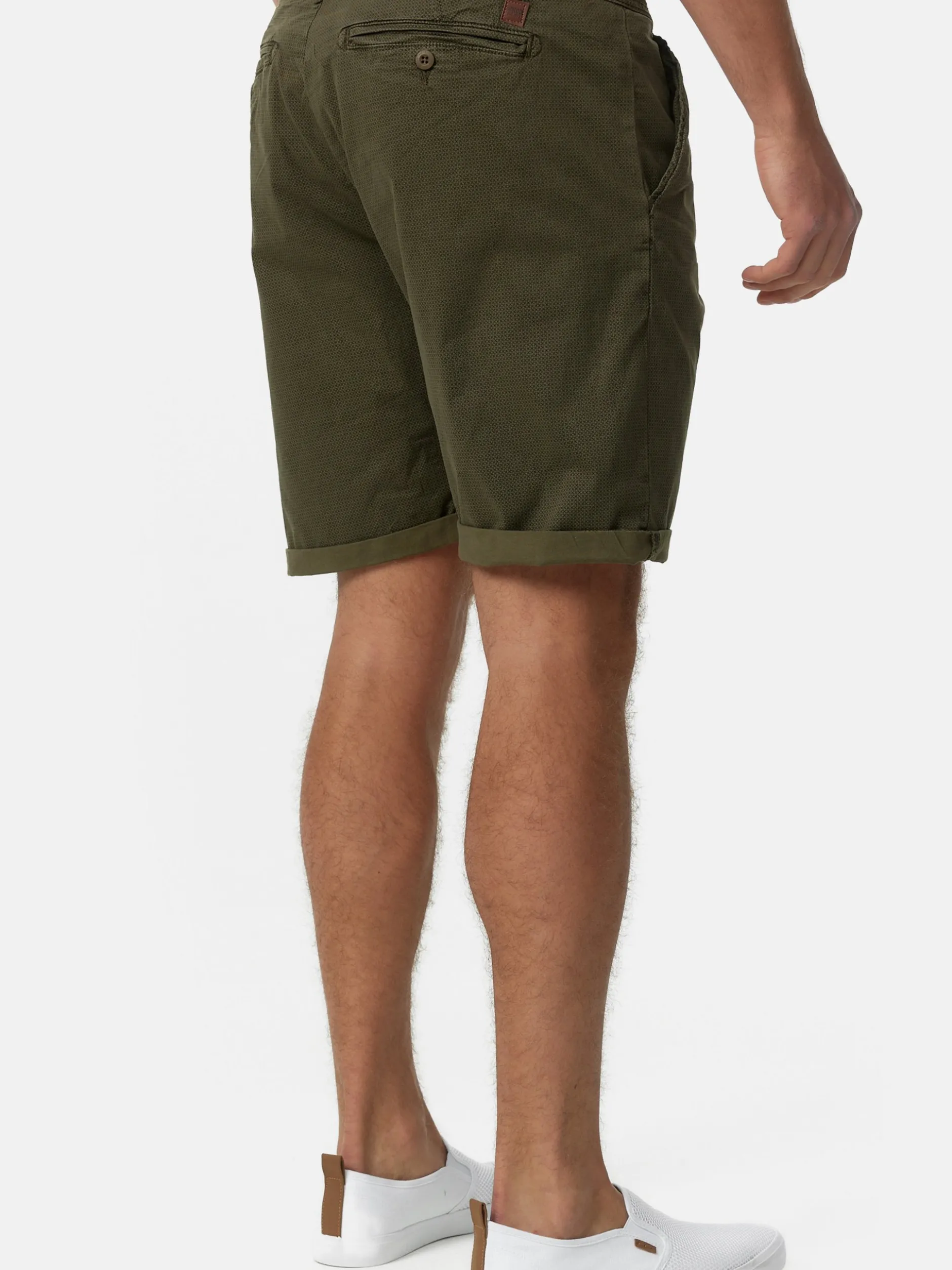 Indicode Herren Shorts Chino - Estrada in khaki