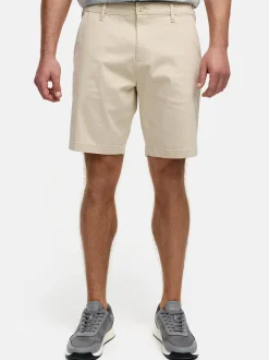 Indicode Herren Shorts Chino - INSeven in beige sand