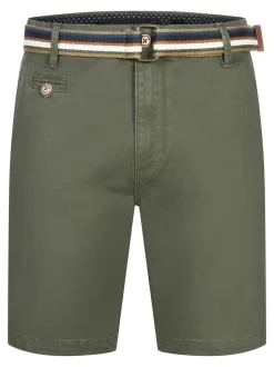 Indicode Herren Shorts Chino - INThews in khaki