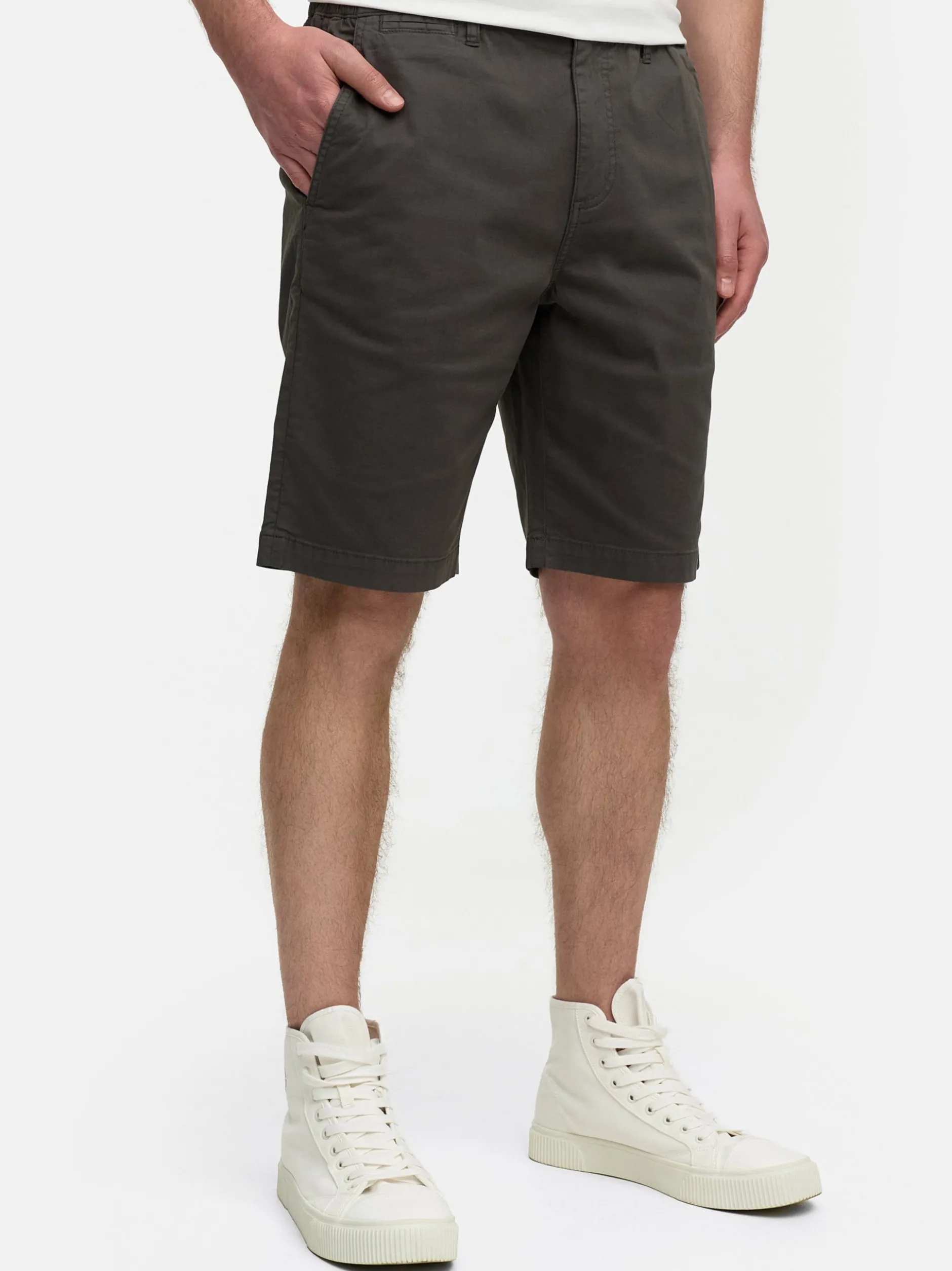 Indicode Herren Shorts Chino - INBjerre in anthrazit