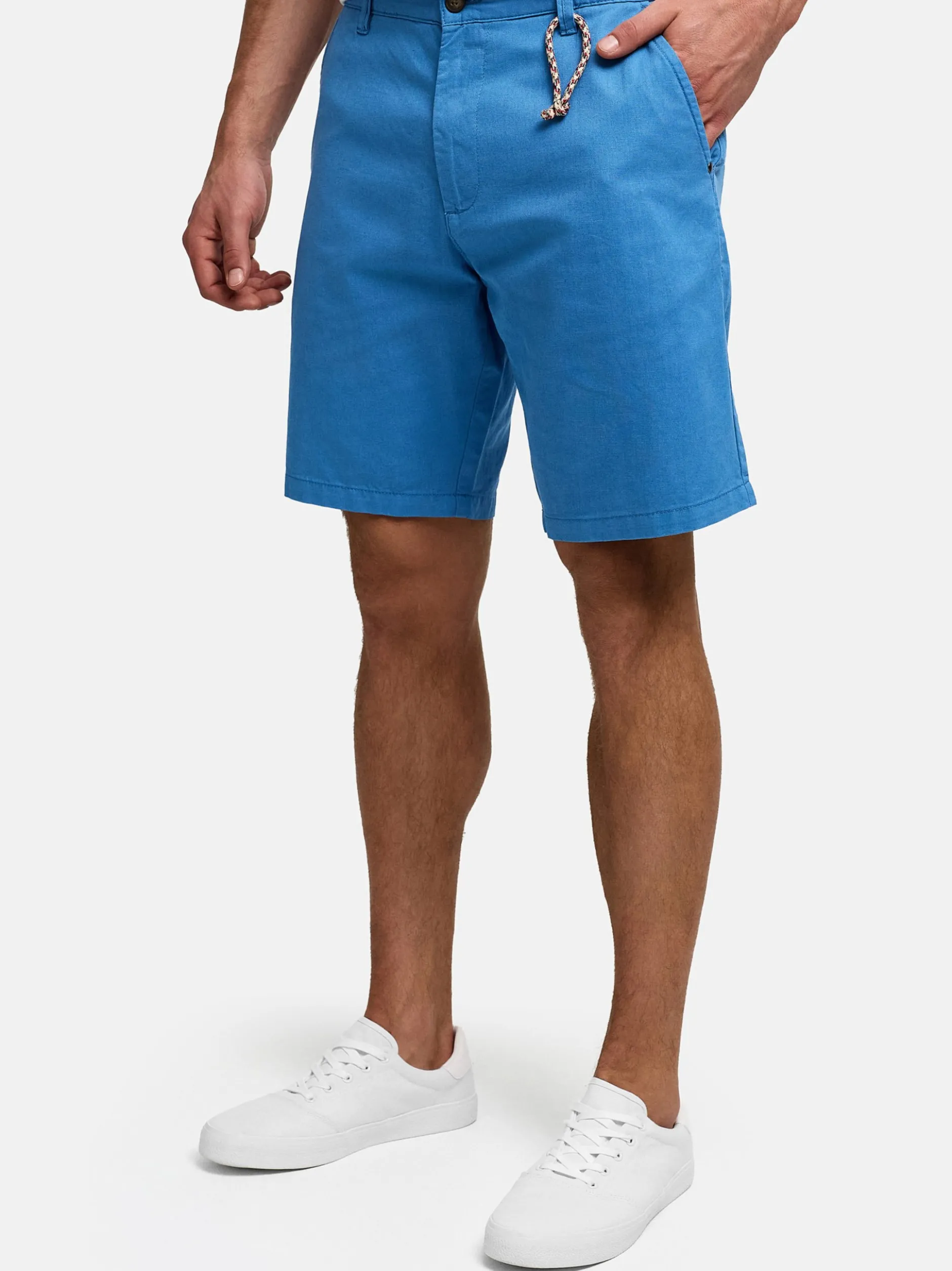 Indicode Herren Shorts Chino - INMelio Shorts in blau