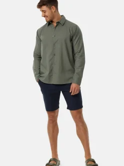 Indicode Herren Shorts Chino - INCaro in marine