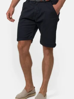 Indicode Herren Shorts Chino - Estrada in schwarz