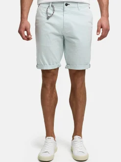 Indicode Herren Shorts Chino - INCanvo in hellblau