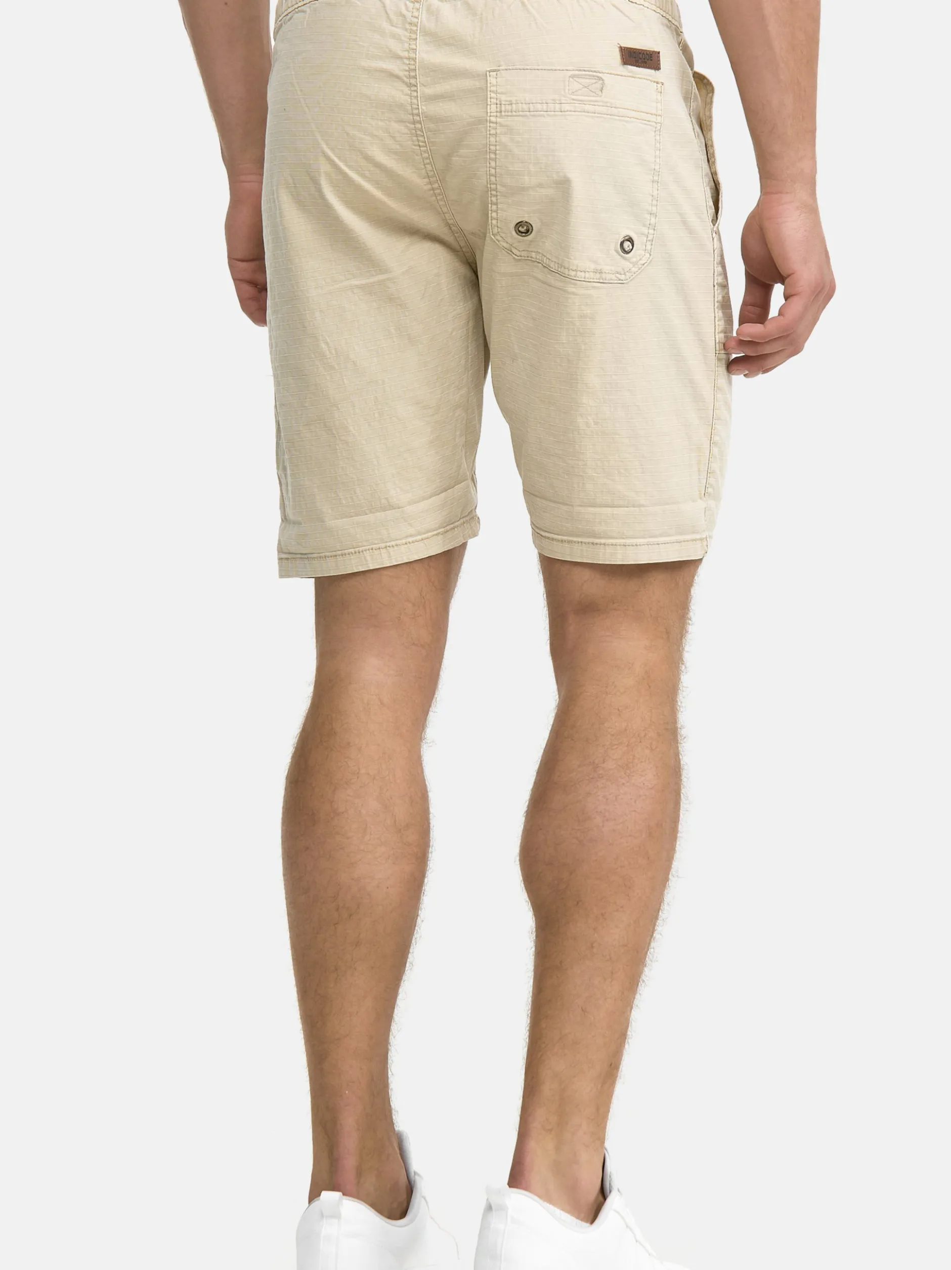 Indicode Herren Shorts Chino - Stoufville in beige braun
