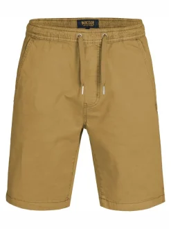 Indicode Herren Shorts Chino - Kelowna in camel