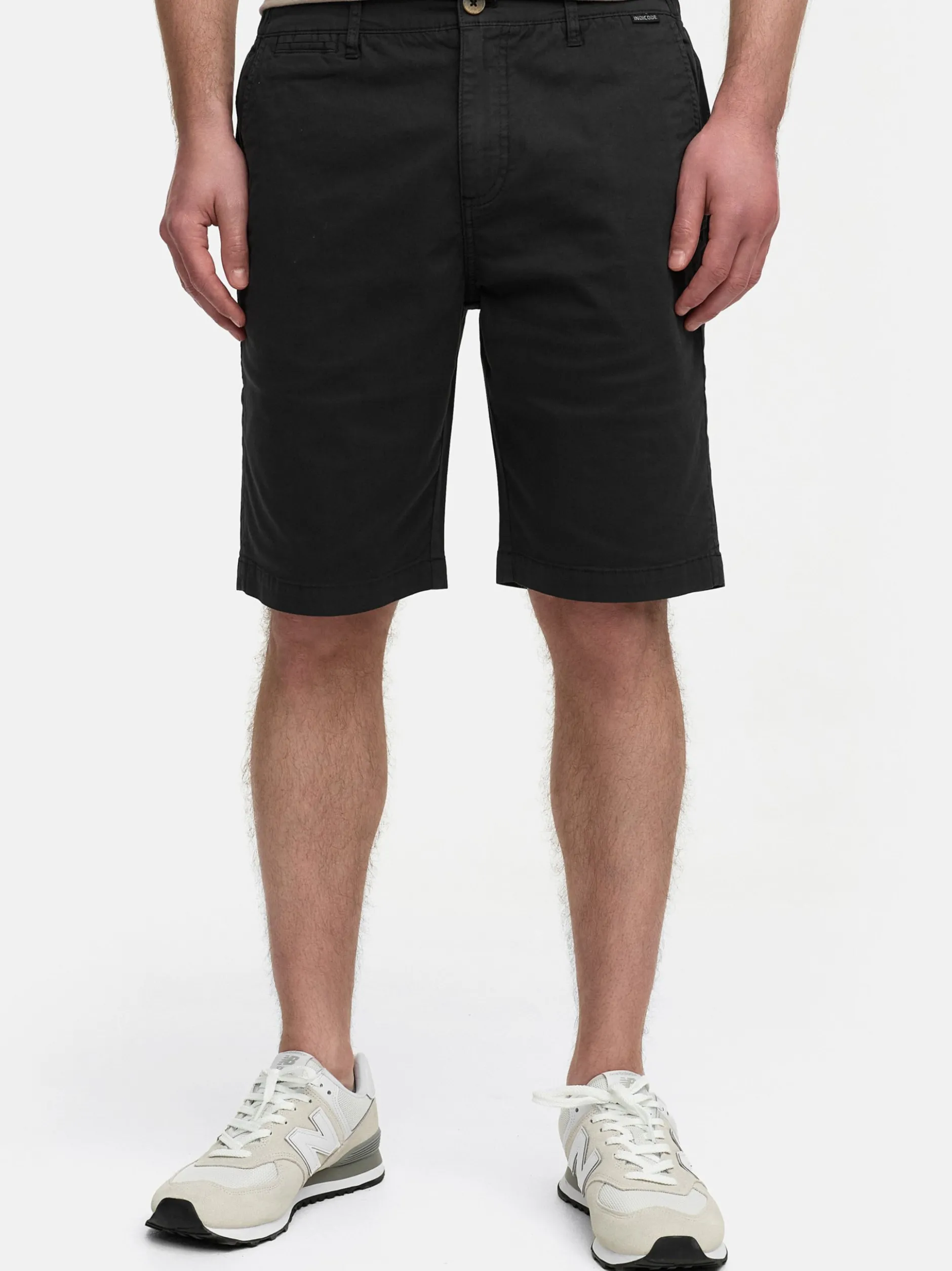 Indicode Herren Shorts Chino - INBjerre in schwarz