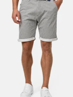 Indicode Herren Shorts Chino - Bourchier in anthrazit grau