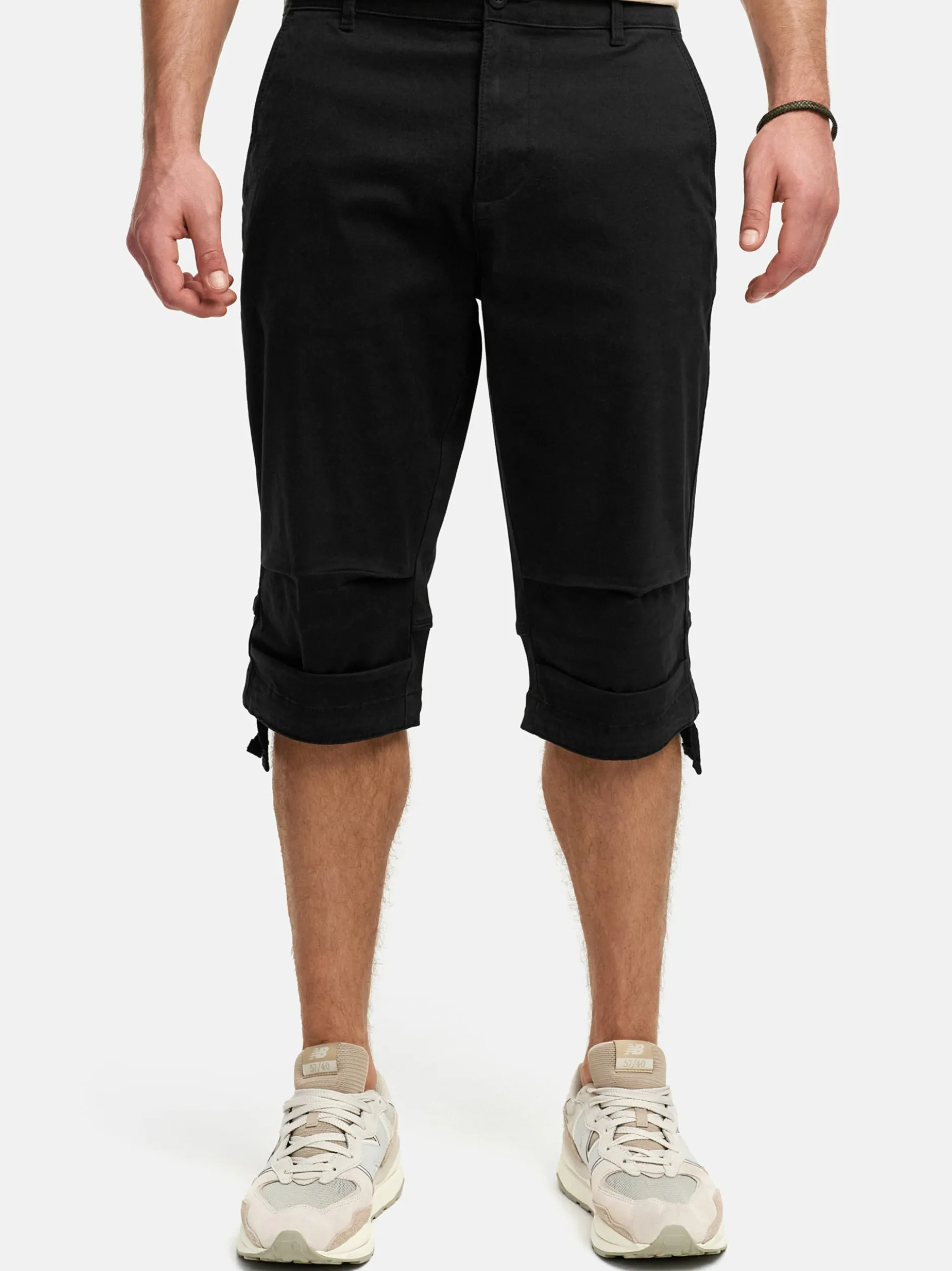 Indicode Herren Shorts - INSelion in schwarz
