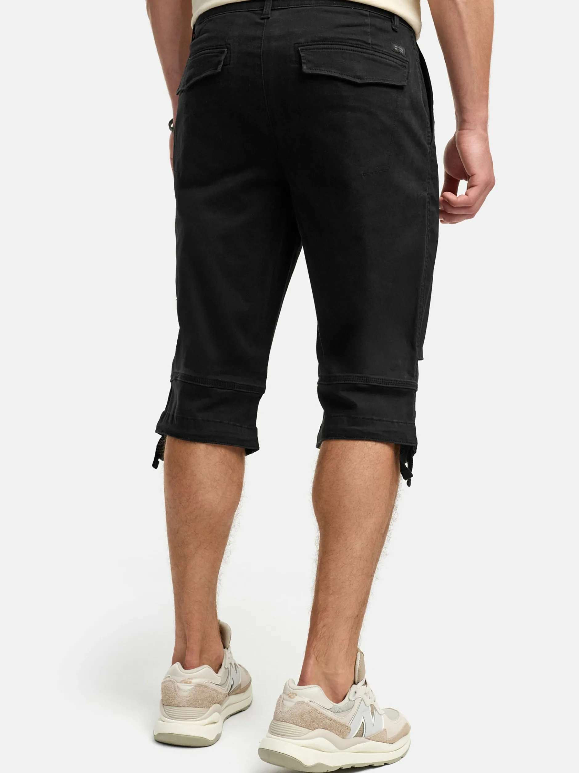Indicode Herren Shorts - INSelion in schwarz