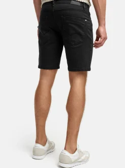 Indicode Herren Shorts Jeans - INSymon in schwarz
