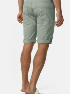 Indicode Herren Shorts Jeans - Villeurbanne in mint gelb