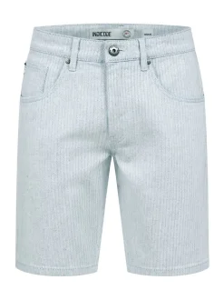 Indicode Herren Shorts Jeans - INBelliz in hellblau denim